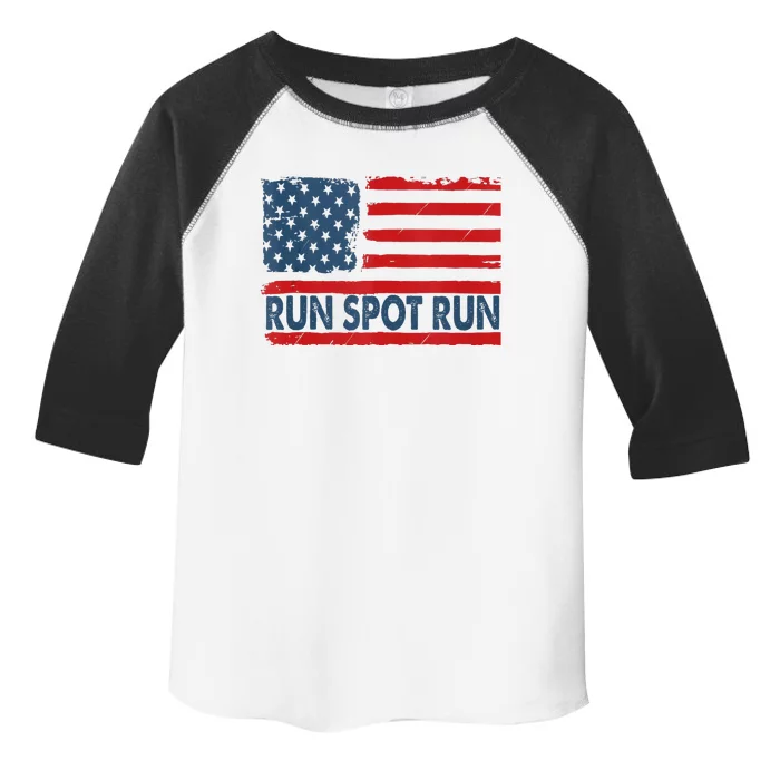 Run Spot Run Donald Trump Debate Quote 2024 Kamala Toddler Fine Jersey T-Shirt