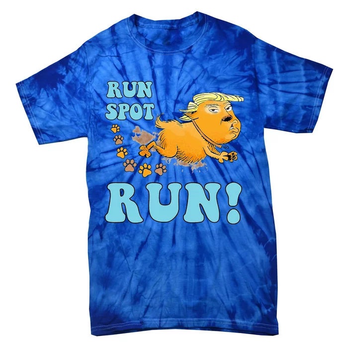 Run Spot Run Funny Run Spot Run Tie-Dye T-Shirt