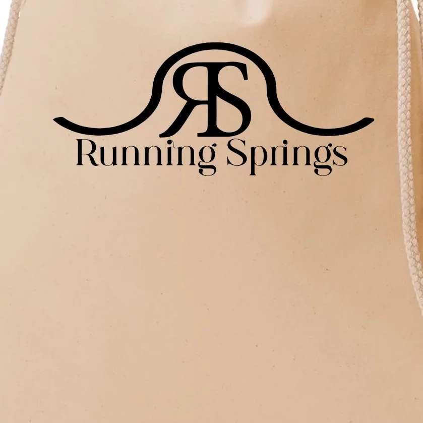 Running Springs Drawstring Bag