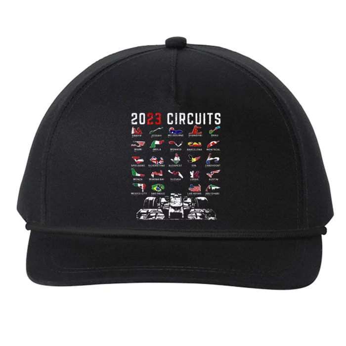 Racing Season Race Car Drag Racer Dirt Track Racing Snapback Five-Panel Rope Hat