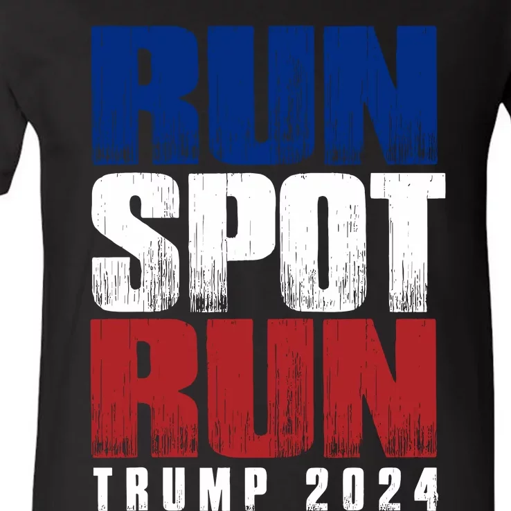 Run Spot Run V-Neck T-Shirt