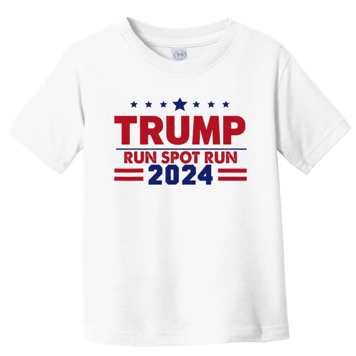 Run Spot Run Trump 2024 Toddler T-Shirt