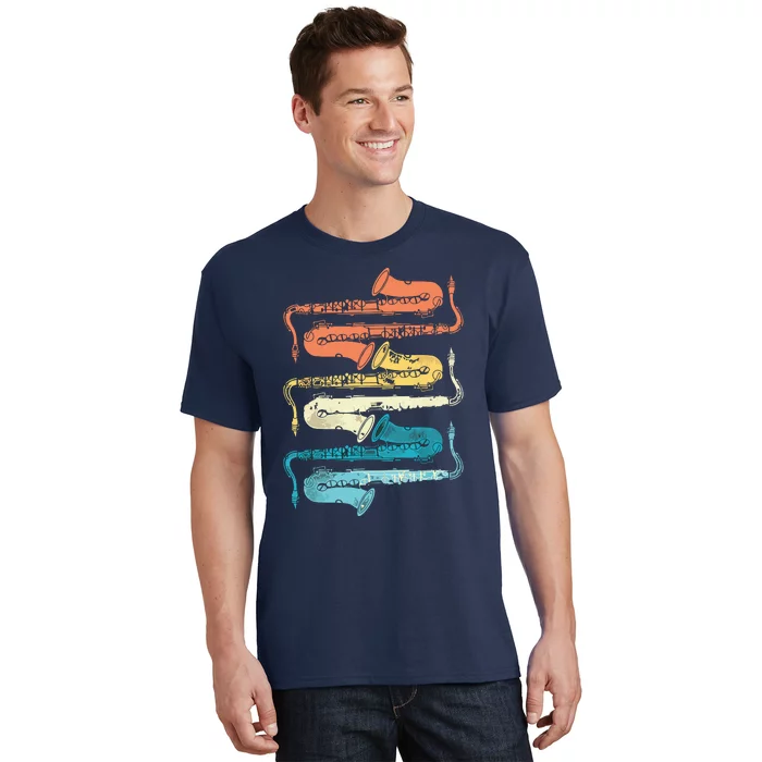 Retro Saxophone T-Shirt