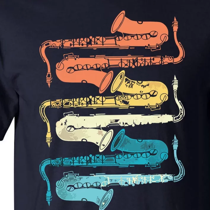 Retro Saxophone Tall T-Shirt