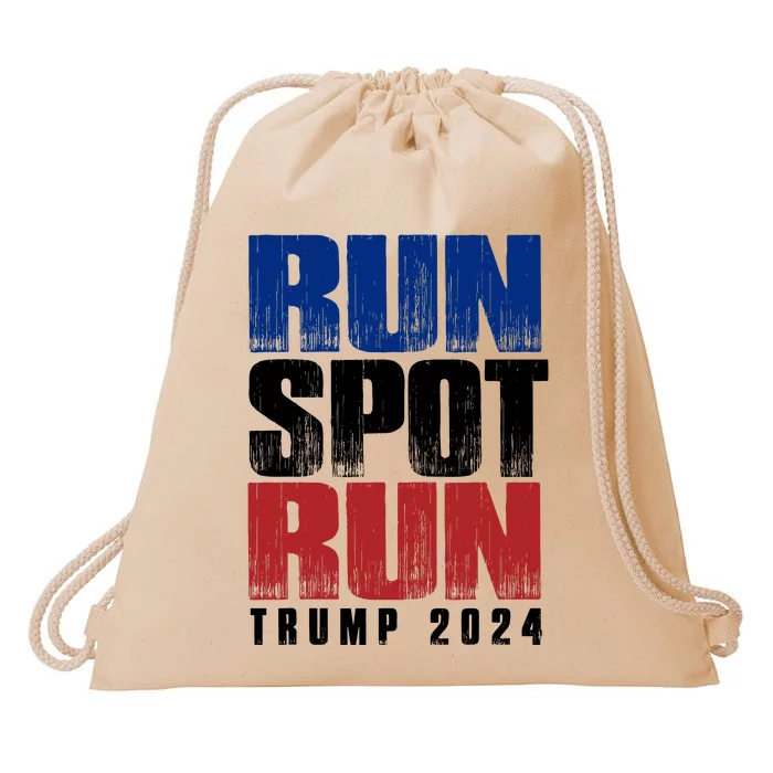 Run Spot Run Drawstring Bag