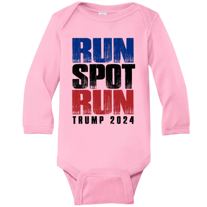 Run Spot Run Baby Long Sleeve Bodysuit