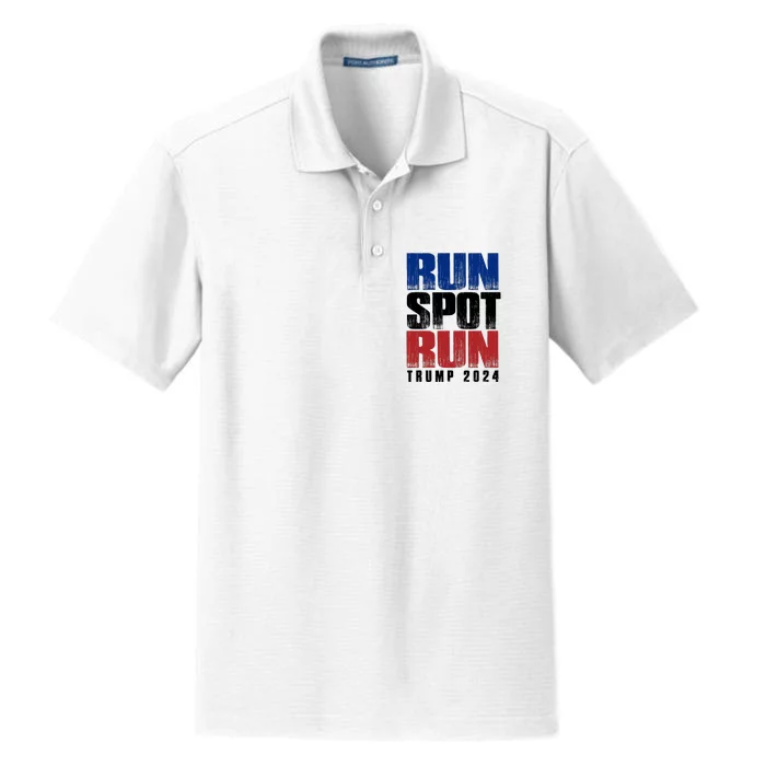 Run Spot Run Dry Zone Grid Performance Polo