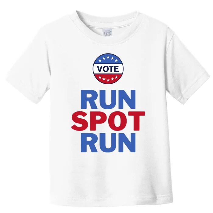 Run Spot Run Trump 2024 Toddler T-Shirt