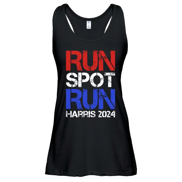 Run Spot Run Trump 2024 Ladies Essential Flowy Tank