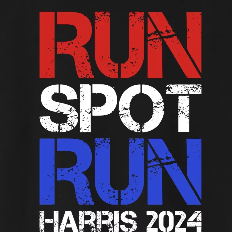 Run Spot Run Trump 2024 Women's Crop Top Tee