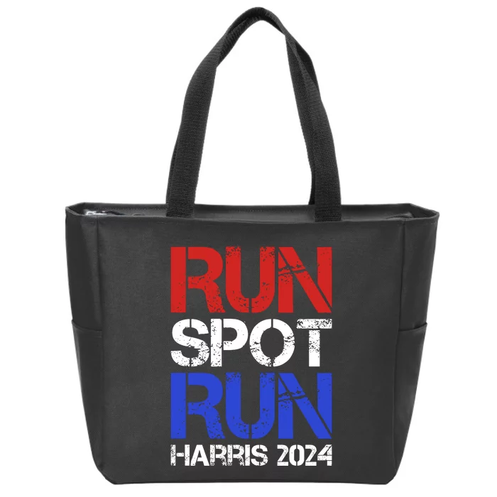 Run Spot Run Trump 2024 Zip Tote Bag