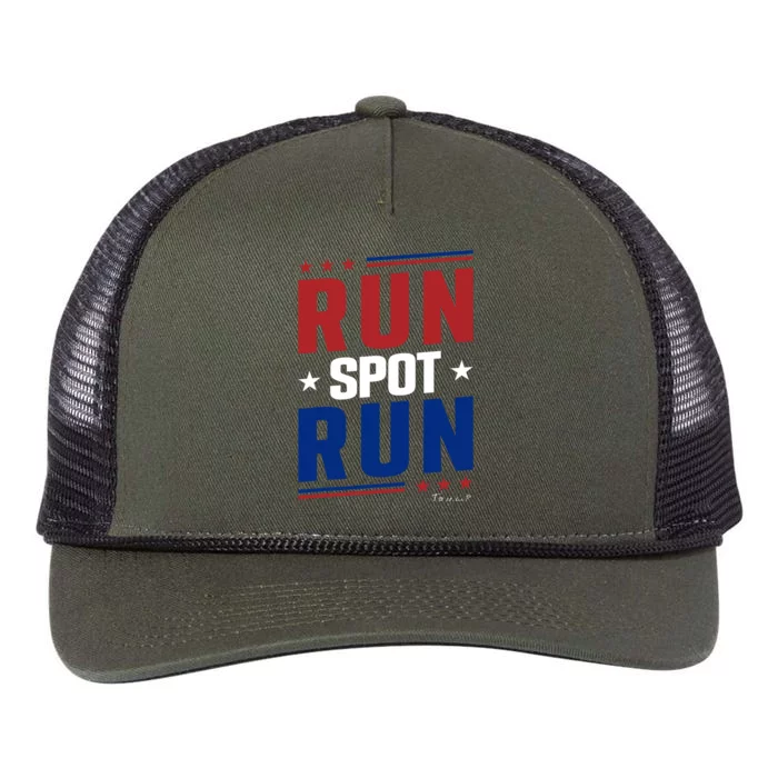 Run Spot Run Retro Rope Trucker Hat Cap