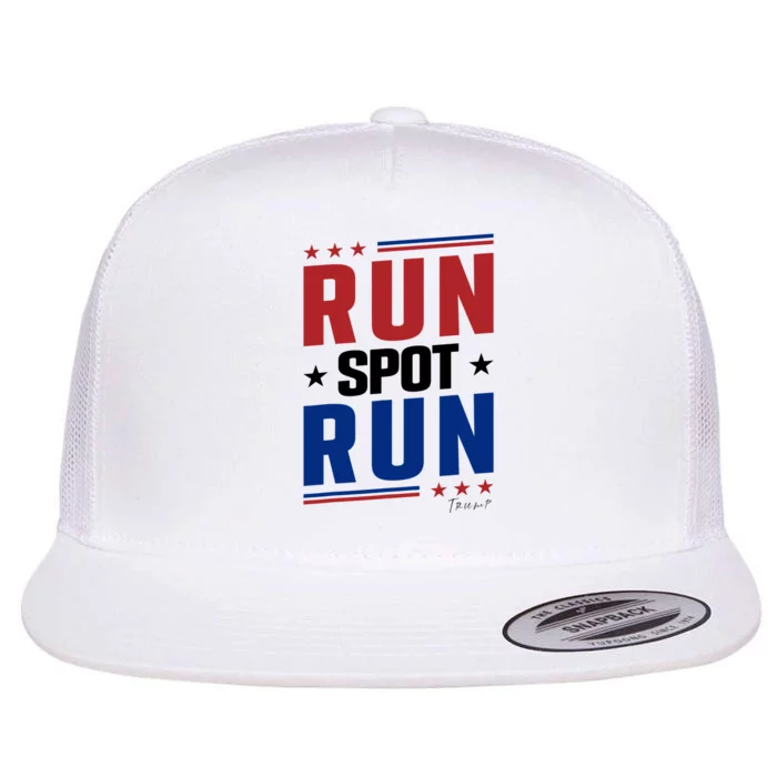 Run Spot Run Flat Bill Trucker Hat