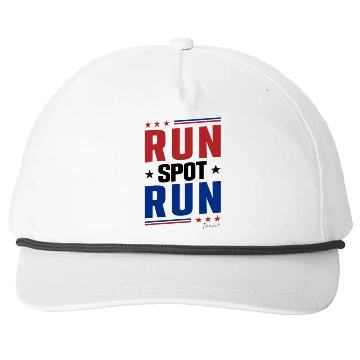 Run Spot Run Snapback Five-Panel Rope Hat