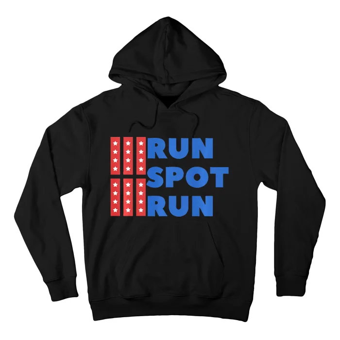 Run Spot Run Trump 2024 Debate Quote Funny Political Hoodie