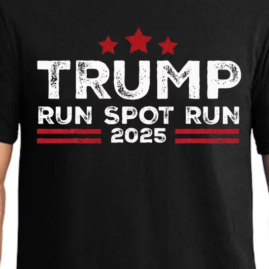 Run Spot Run! Funny Donald Trump Debate Quote 2024 Kamala Pajama Set