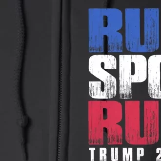 Run Spot Run Run Spot Run Trump Kamala Debate 2024 Full Zip Hoodie