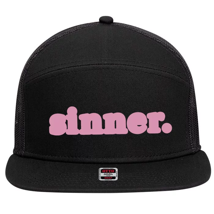 Raye Sinner 7 Panel Mesh Trucker Snapback Hat