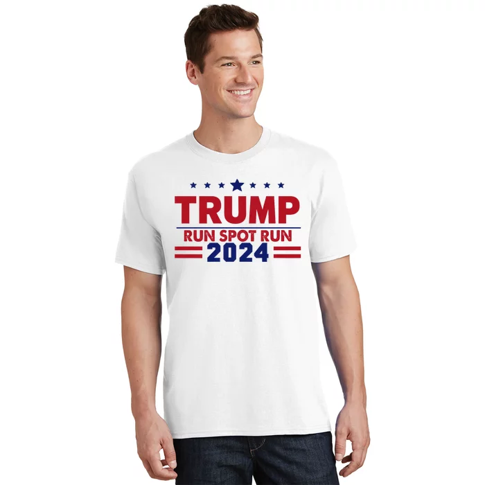 Run Spot Run! Funny Donald Trump Debate Quote 2024 Kamala T-Shirt