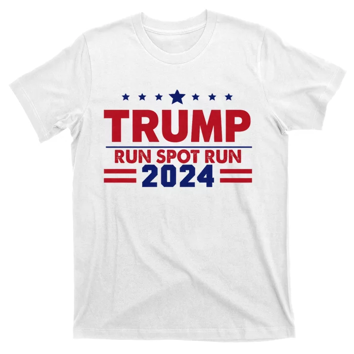 Run Spot Run! Funny Donald Trump Debate Quote 2024 Kamala T-Shirt