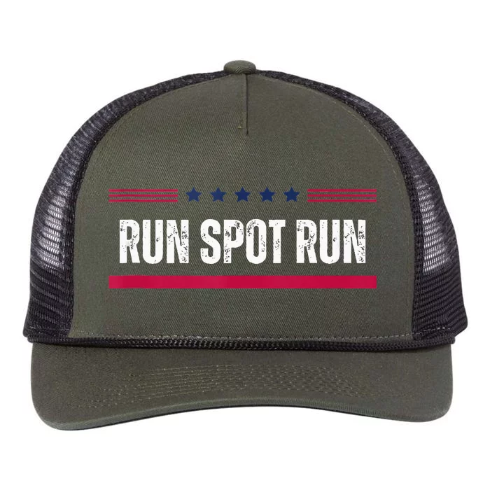 Run Spot Run Retro Rope Trucker Hat Cap