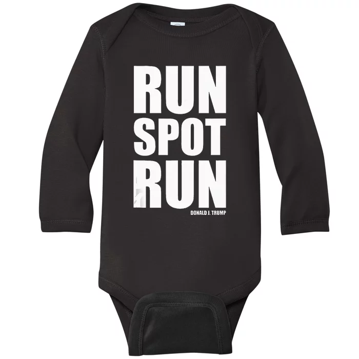 Run Spot Run Baby Long Sleeve Bodysuit