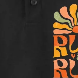 Run Spot Run Debate Boho Aesthetic Supports Trump Dry Zone Grid Performance Polo