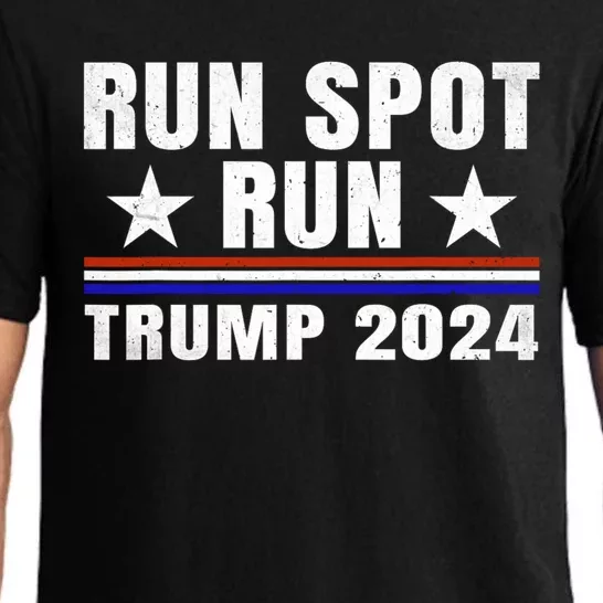 Run Spot Run Run Spot Run Trump 2024 Pajama Set