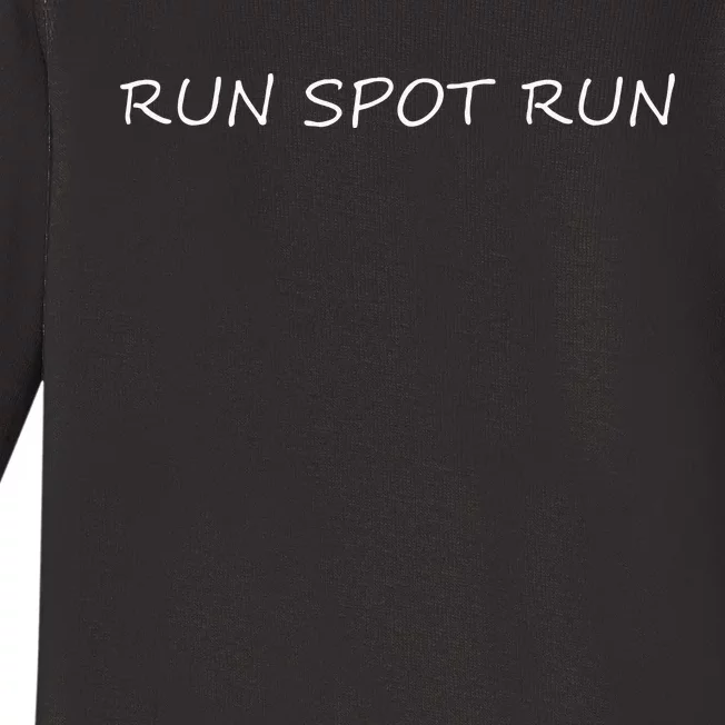 Run Spot Run Baby Long Sleeve Bodysuit