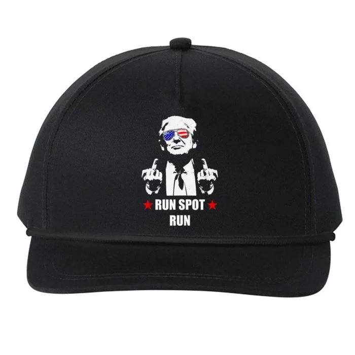 Run Spot Run Snapback Five-Panel Rope Hat