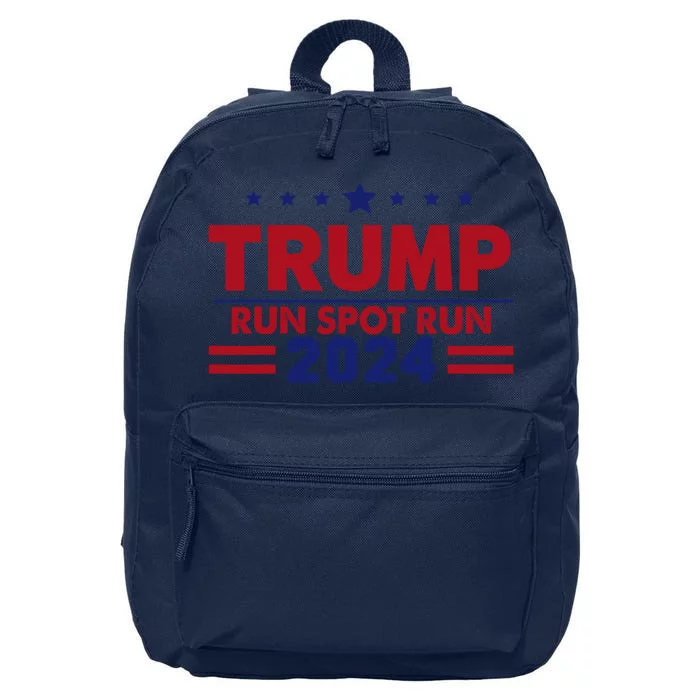 Run Spot Run Run Spot Run Trump 2024 16 in Basic Backpack