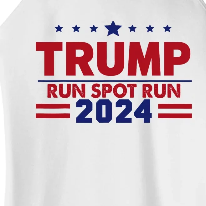 Run Spot Run Run Spot Run Trump 2024 Women’s Perfect Tri Rocker Tank