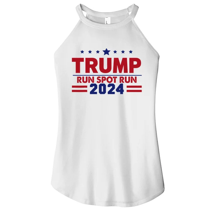 Run Spot Run Run Spot Run Trump 2024 Women’s Perfect Tri Rocker Tank