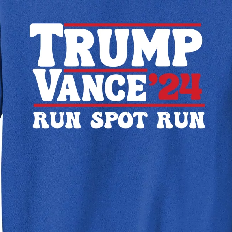 Run Spot Run Trump Vance 2024 Funny Election Debate Gift Sweatshirt