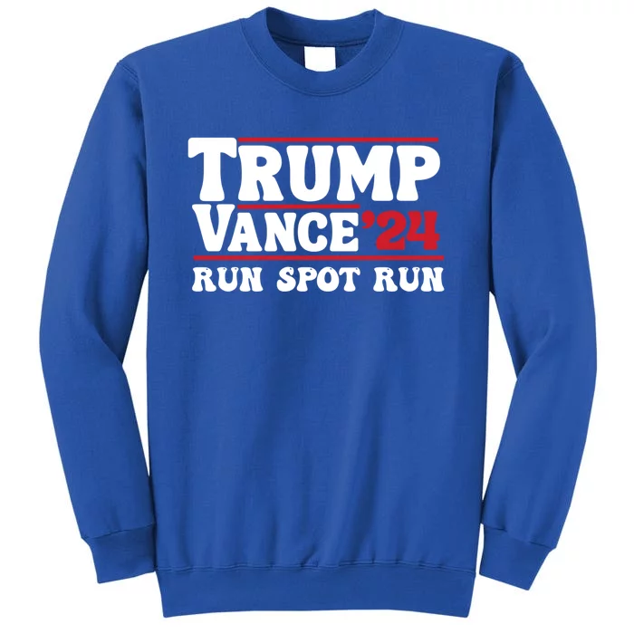 Run Spot Run Trump Vance 2024 Funny Election Debate Gift Sweatshirt