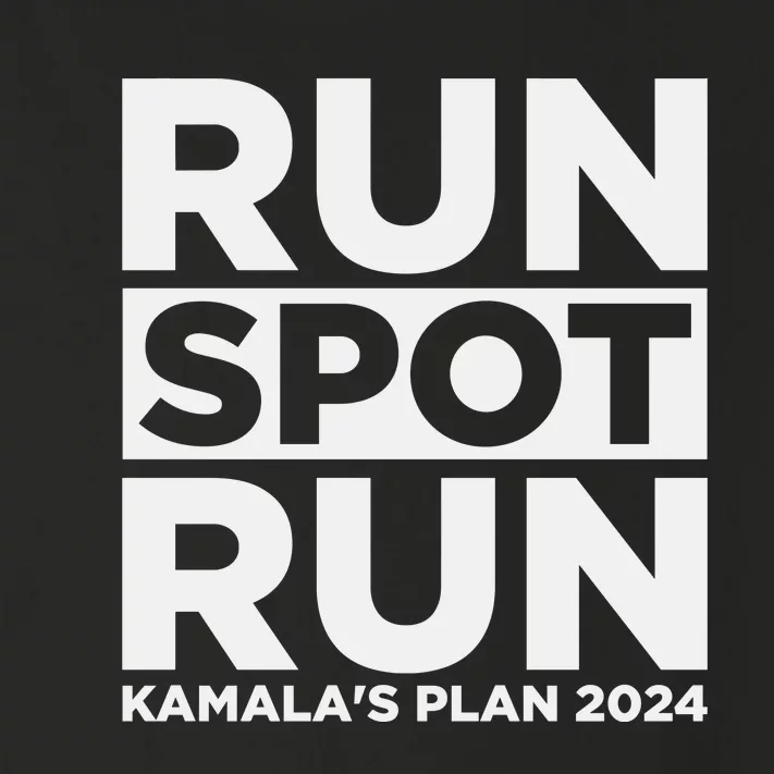 Run Spot Run KamalaS Plan 2024 Toddler Long Sleeve Shirt