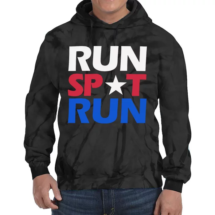 Run Spot Run Trump Tie Dye Hoodie