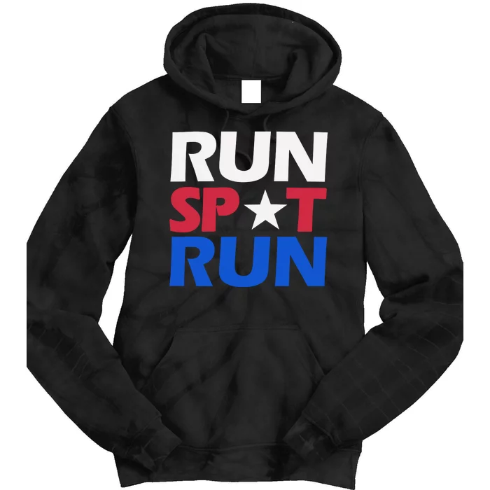 Run Spot Run Trump Tie Dye Hoodie