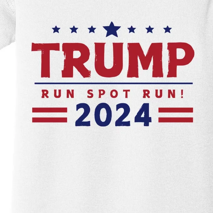 Run Spot Run Trump 2024 Baby Bodysuit