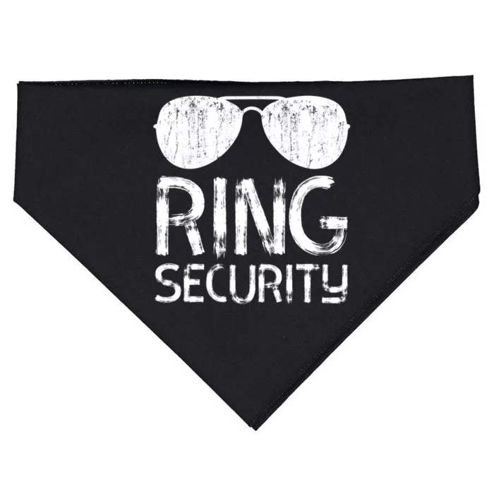 Ring Security Ring Bearer Wedding Party USA-Made Doggie Bandana