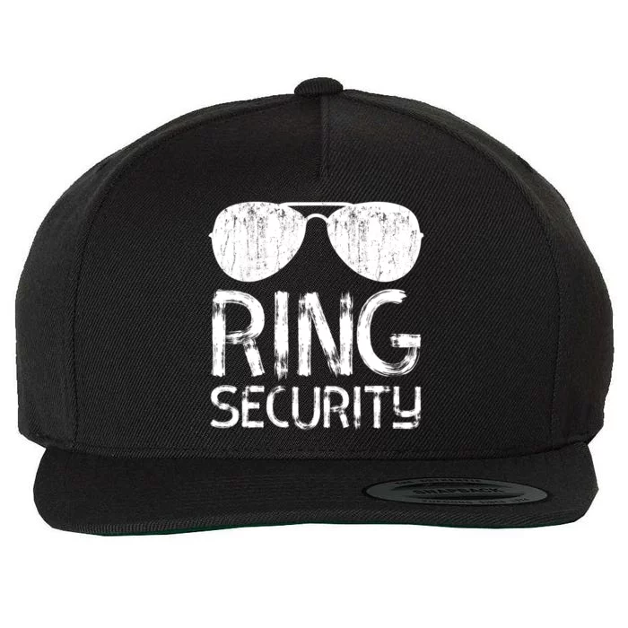 Ring Security Ring Bearer Wedding Party Wool Snapback Cap