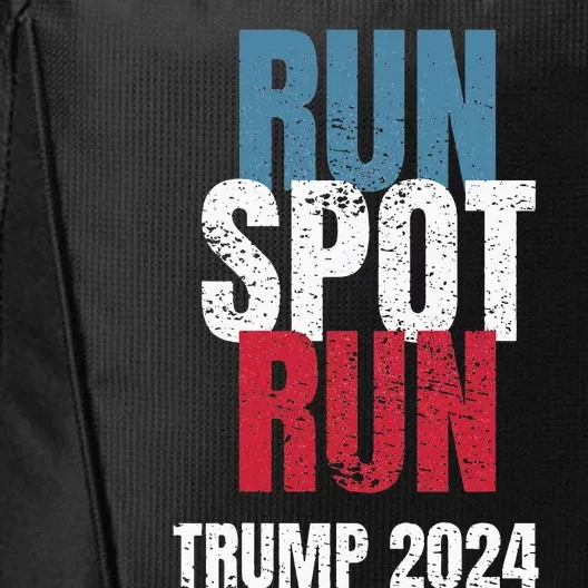 Run Spot Run Run Spot Run Trump Kamala Debate 2024 City Backpack