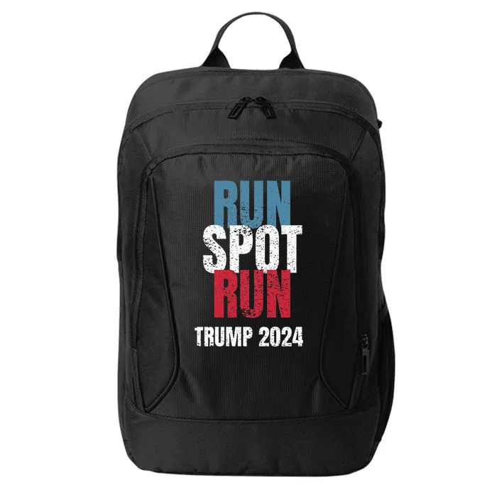 Run Spot Run Run Spot Run Trump Kamala Debate 2024 City Backpack