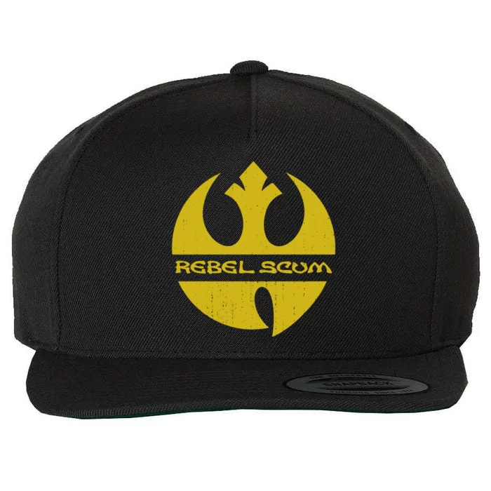 Rebel Scum Wool Snapback Cap