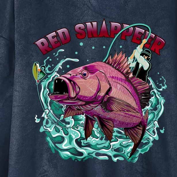 Red Snapper Hooded Wearable Blanket