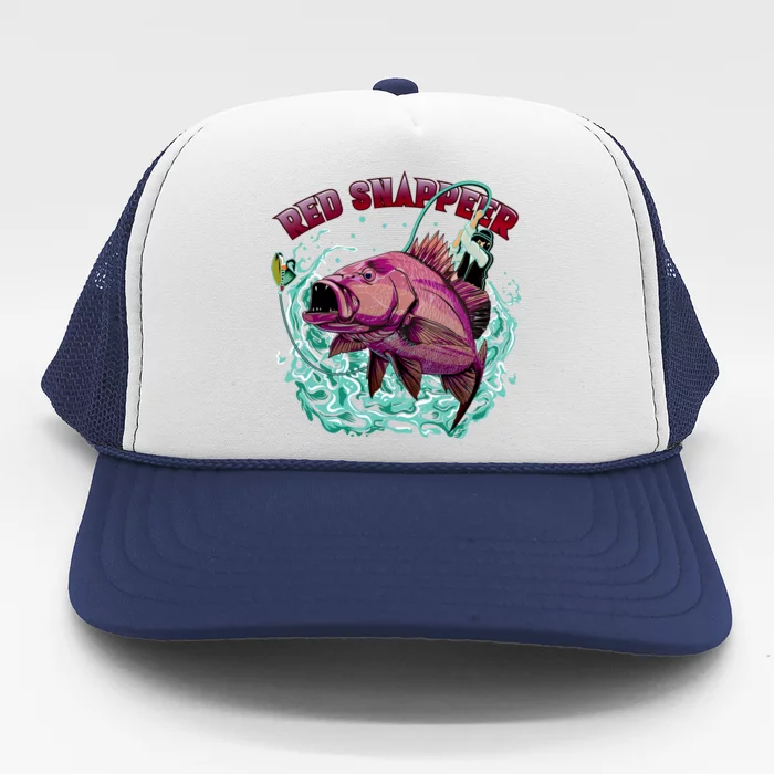 Red Snapper Trucker Hat