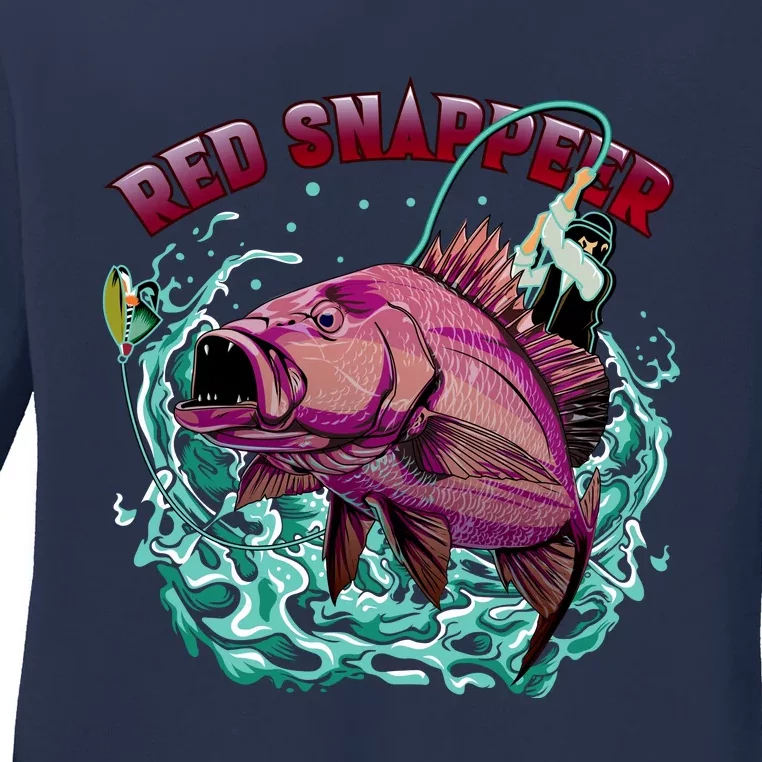 Red Snapper Ladies Long Sleeve Shirt