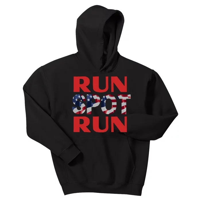 Run Spot Run Trump Kids Hoodie