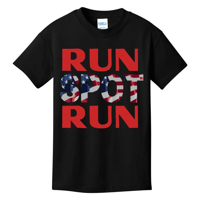 Run Spot Run Trump Kids T-Shirt