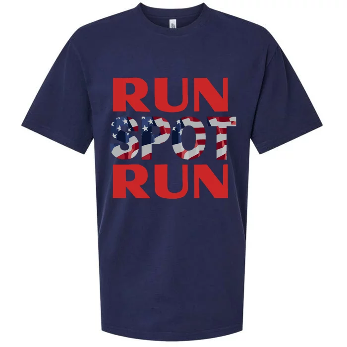 Run Spot Run Trump Sueded Cloud Jersey T-Shirt